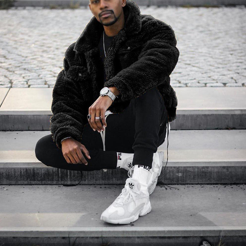 Spring Black Loose Jacket Jacket Men Mein Shop