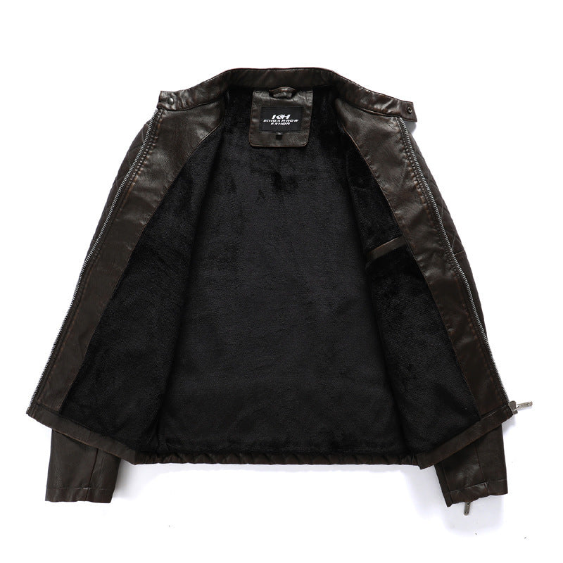 Trendige Herren Kunstlederjacke – Dein Style für alle Jahreszeiten!