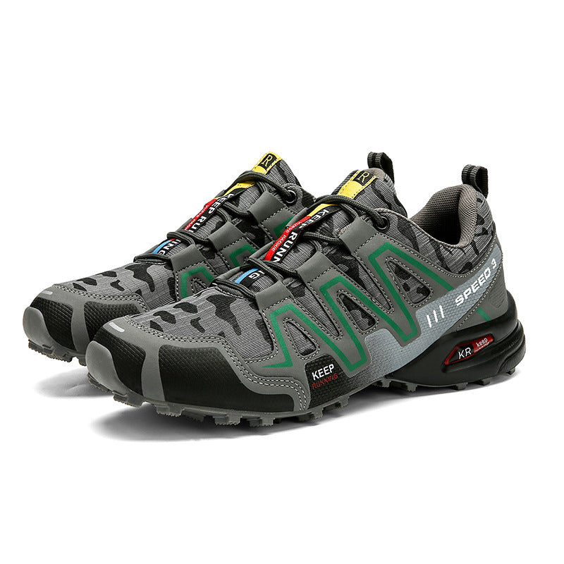 Men Hiking Shoes Climbing Male Sports Shoes Work Safety Toe Tactical Non-Slip Durable Trekking Sneakers Mens Footwear Mein Shop