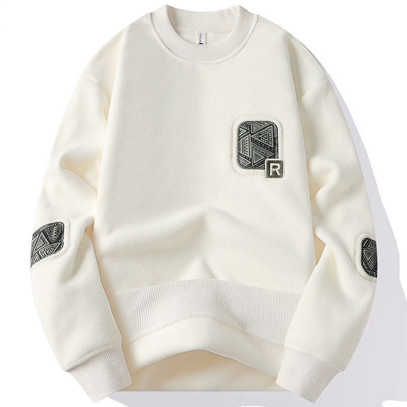 Herren Fleece-Pullover – Beidseitig Fleece & Warm
