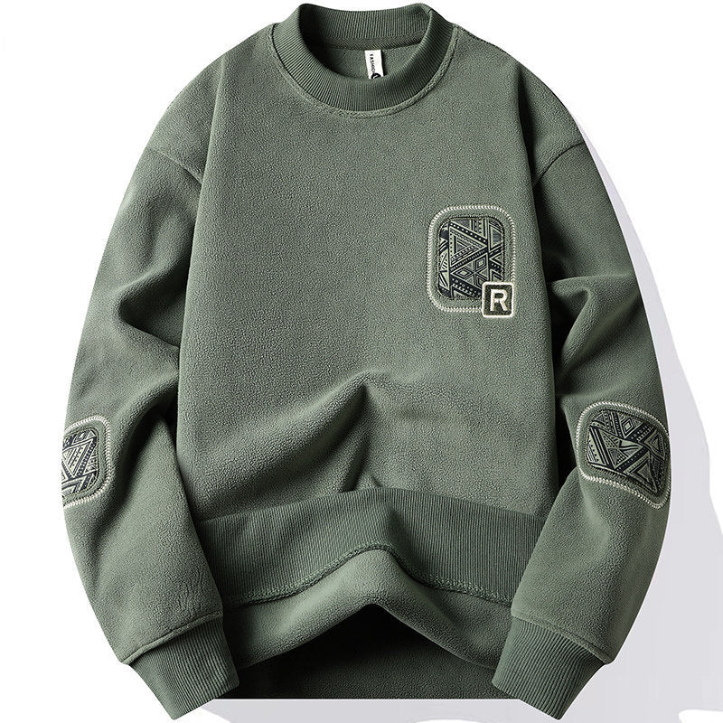 Herren Fleece-Pullover – Beidseitig Fleece & Warm Mein Shop