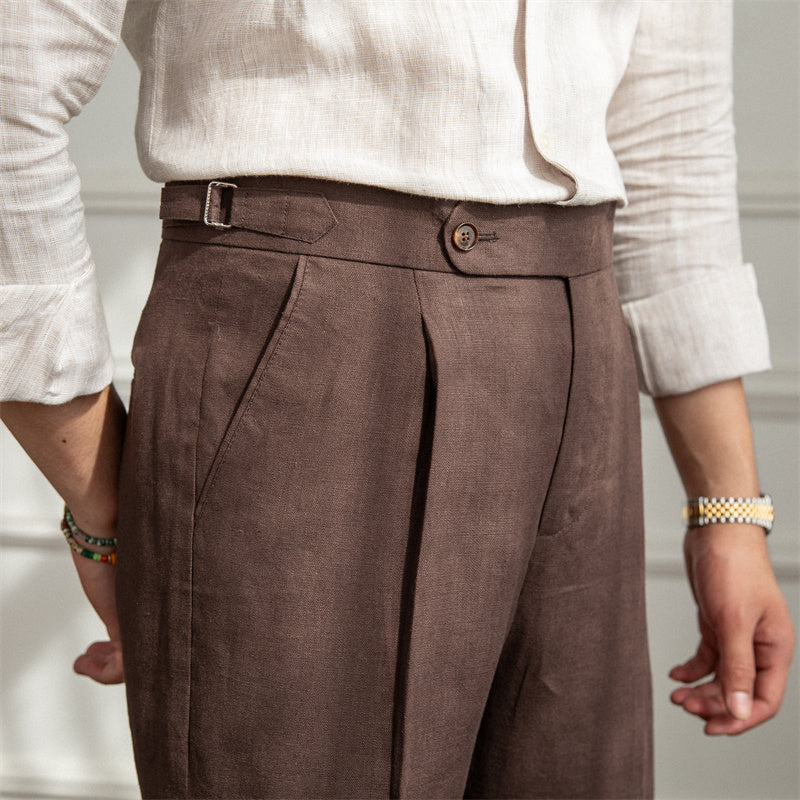 Stylische Leinenhose für Herren – Lässig & Modern