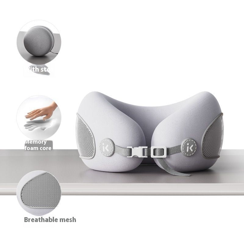 🌙 Komfort zum Mitnehmen – Dein Schaumstoff-Kissenbutler in Space-Grau