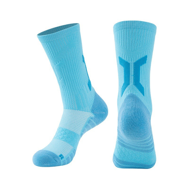 Men's Breathable Quick-dry Basketball Terry Sock