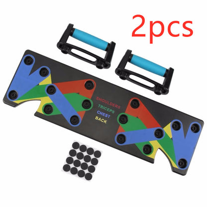 Push Up Rack Edge 9 in 1 Body Building Exercise Fitness Tools Women Men Push-Up Display Shelves and Raisers For GYM Training Body drop shipping Mein Shop