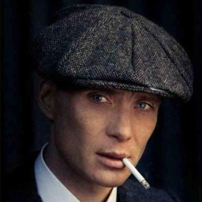 Wool Newsboy Caps Men Herringbone Flat Caps Gatsby Mein Shop