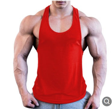 Gym Men Muscle Sleeveless Shirt Tank Top Bodybuilding Sport Fitness Workout Vest Mein Shop
