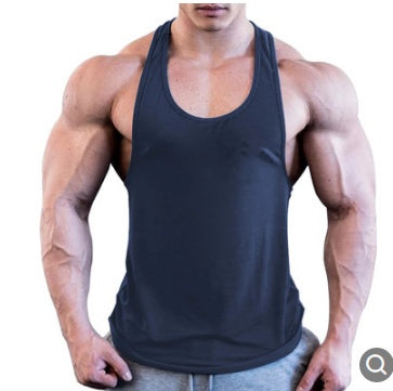 Gym Men Muscle Sleeveless Shirt Tank Top Bodybuilding Sport Fitness Workout Vest Mein Shop