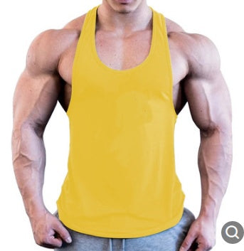 Gym Men Muscle Sleeveless Shirt Tank Top Bodybuilding Sport Fitness Workout Vest Mein Shop