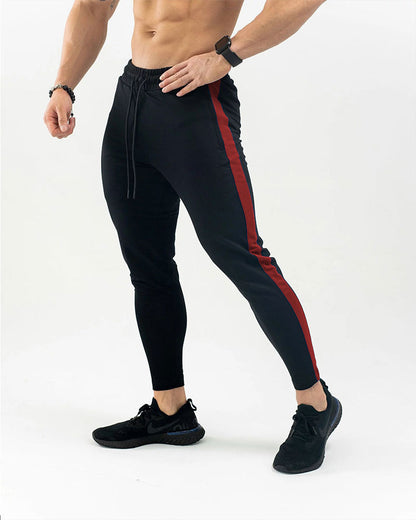 Muscle Age Brothers Autumn And Winter New Color Matching Sports Fitness Trousers Men'S Running Training Suit Mein Shop