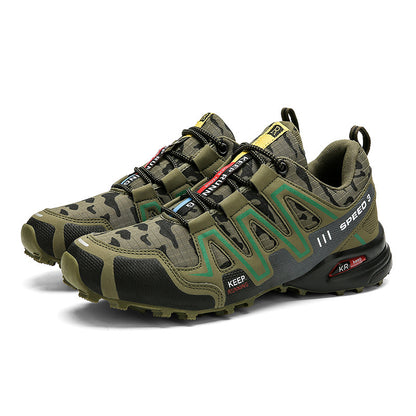 Men Hiking Shoes Climbing Male Sports Shoes Work Safety Toe Tactical Non-Slip Durable Trekking Sneakers Mens Footwear Mein Shop