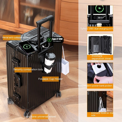 20-Zoll Multifunktions-Reisekoffer – Dein smarter Reisebegleiter! 🧳🚆✈️🛳️🚠🛵🚚🚙