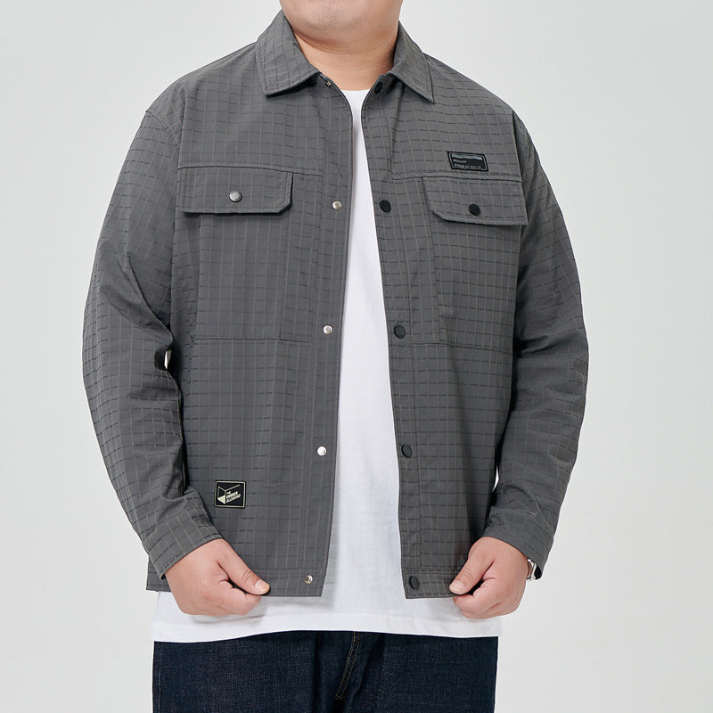 Plus-sized Size Plaid Jacket For Men Mein Shop