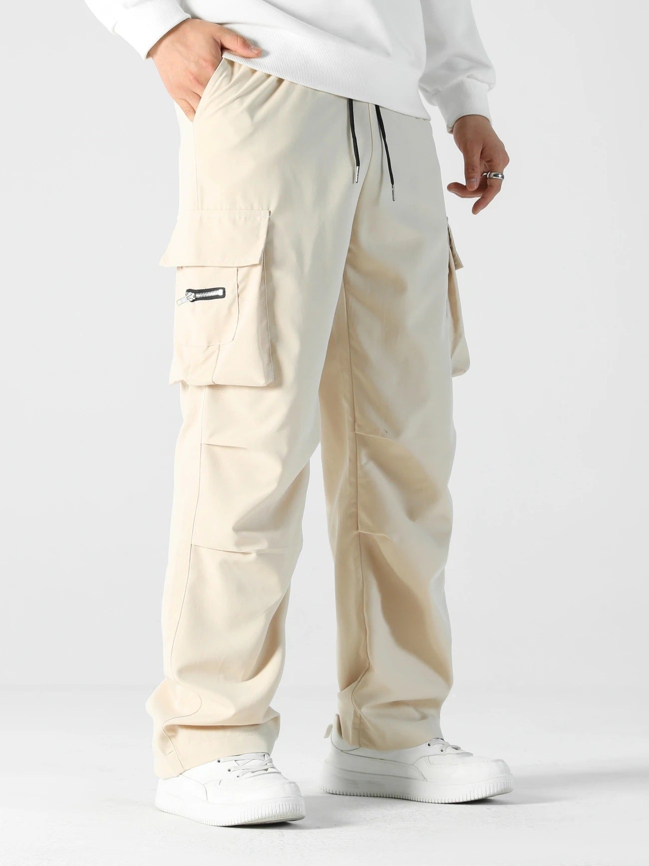 European And American-style All-season Wide-leg Work Pants Mein Shop