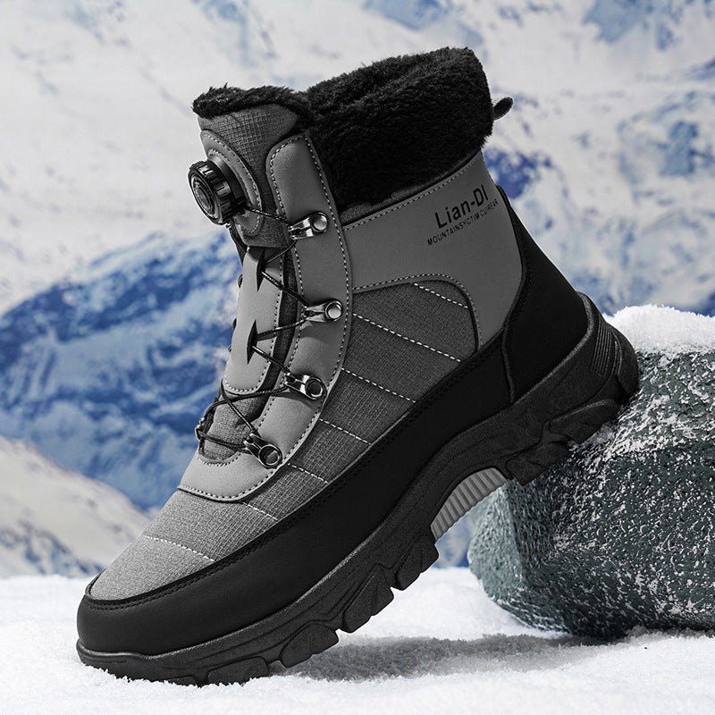 Warm Snow Boots Fleece-lined Thickened Men Mein Shop