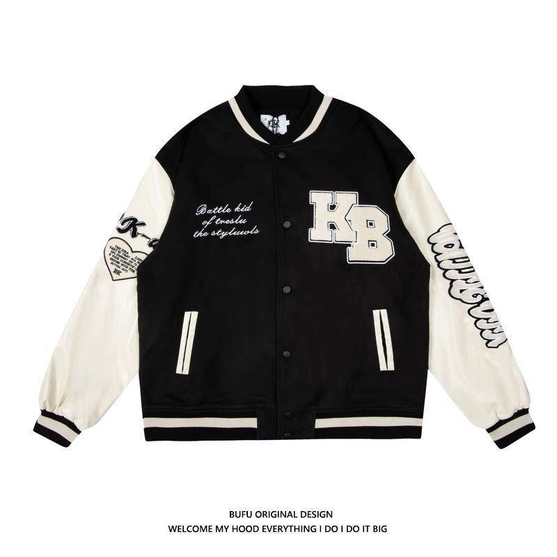 Men's Embroidered Hip Hop Baseball Jacket Mein Shop