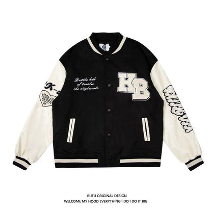 Men's Embroidered Hip Hop Baseball Jacket Mein Shop