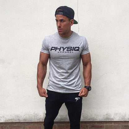 Gym Training Running Sweat Absorption Slim Short Sleeve Mein Shop