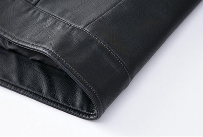 Autumn And Winter New Casual Men's Leather Jacket Men