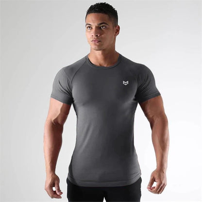 Gym Short Sleeve T Quick Dry Gym Clothes For Running Mein Shop