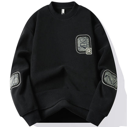Herren Fleece-Pullover – Beidseitig Fleece & Warm