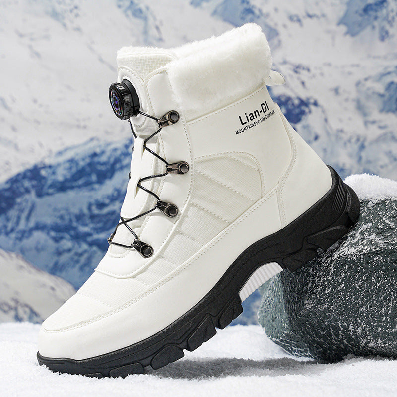 Warm Snow Boots Fleece-lined Thickened Men Mein Shop