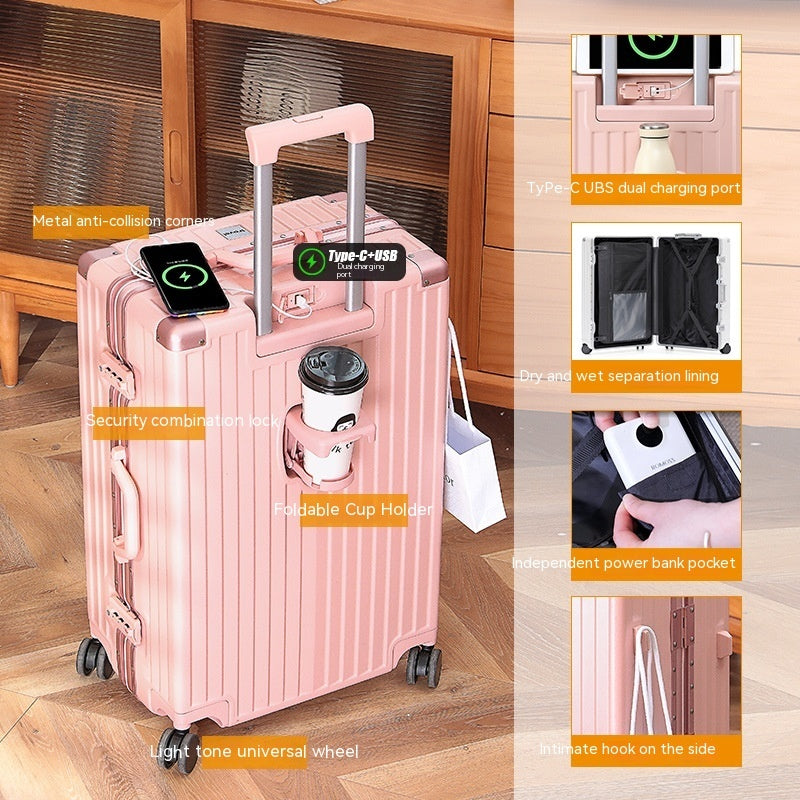 20-Zoll Multifunktions-Reisekoffer – Dein smarter Reisebegleiter! 🧳🚆✈️🛳️🚠🛵🚚🚙
