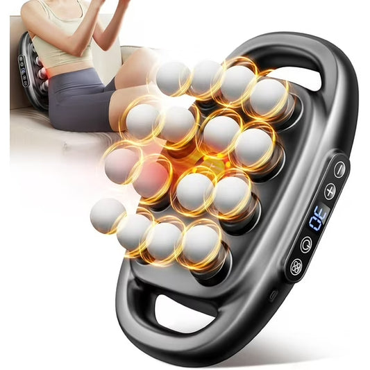 Muscle Relaxation Massager Multi-head Massage Gun Deep Tissue Body Fitness Muscle Electric Relax Massager For Back Shoulders Legs Foot 16 Heads Mein Shop