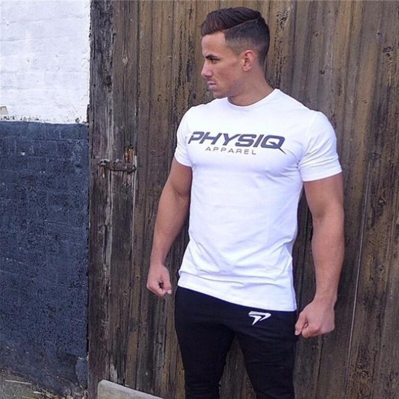 Gym Training Running Sweat Absorption Slim Short Sleeve Mein Shop