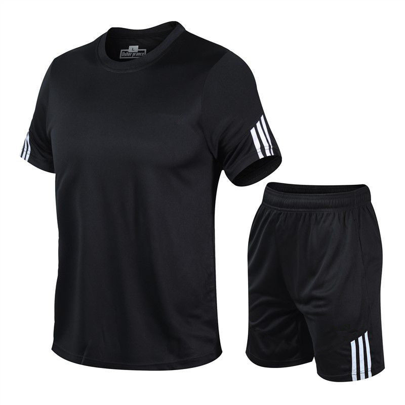 Men Sports Suit Track Suit Running Suit Gym Two Piece Quick Drying Clothes Mein Shop