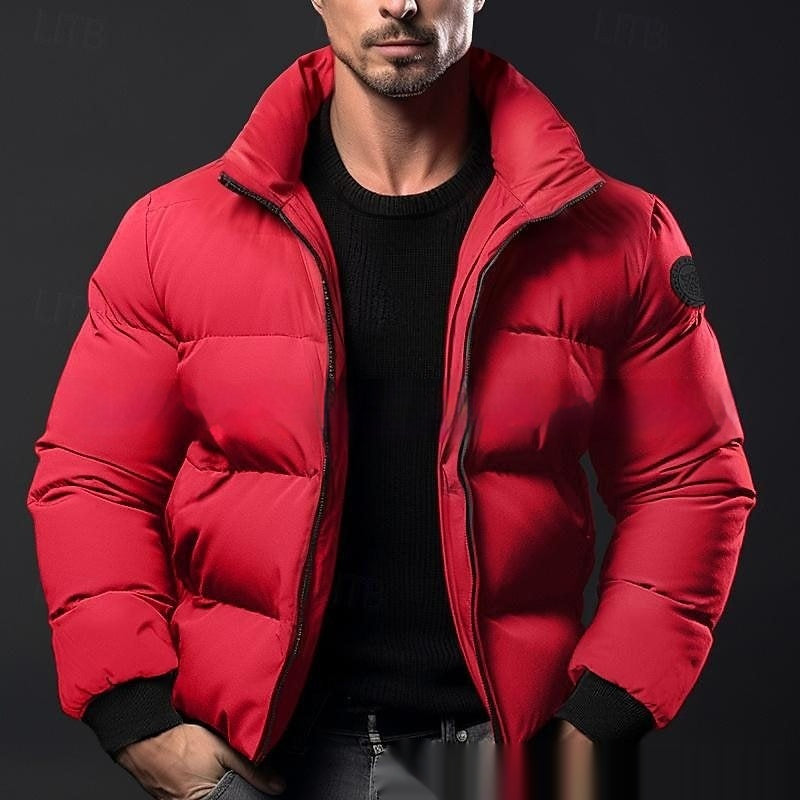 Herren Winter-Pufferjacket - Warme, Gepolsterte Jacket für Kalte Tage Mein Shop