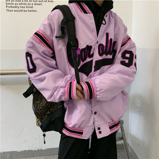 Vintage Harajuku Jacket Hip Hop Loose Jacket Women Mein Shop
