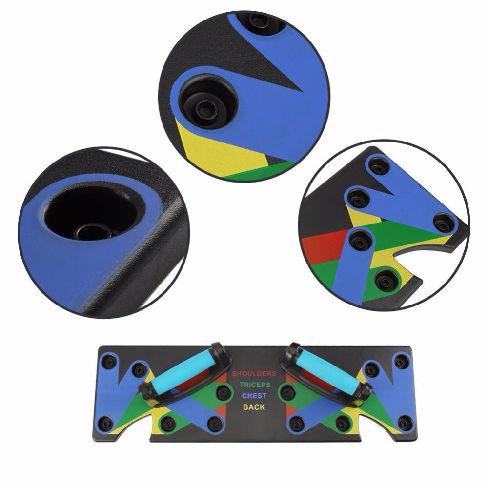 Push Up Rack Edge 9 in 1 Body Building Exercise Fitness Tools Women Men Push-Up Display Shelves and Raisers For GYM Training Body drop shipping Mein Shop