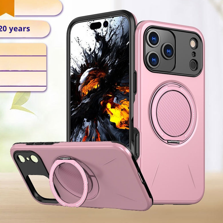 Suitable For 17Pro Phone Case Rotating Damping Magnetic Bracket Two-in-one Mein Shop