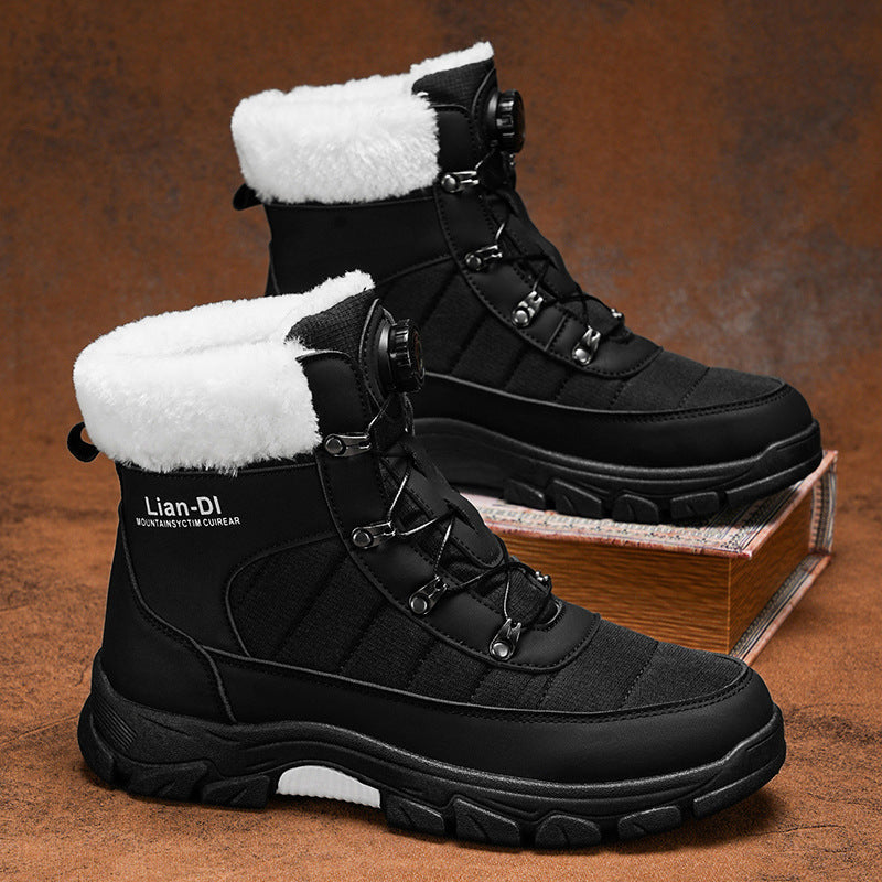 Warm Snow Boots Fleece-lined Thickened Men Mein Shop