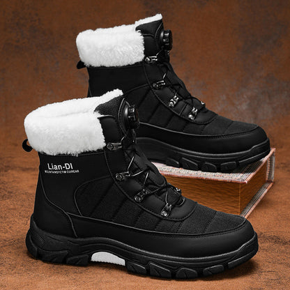 Warm Snow Boots Fleece-lined Thickened Men Mein Shop