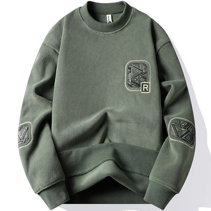 Herren Fleece-Pullover – Beidseitig Fleece & Warm