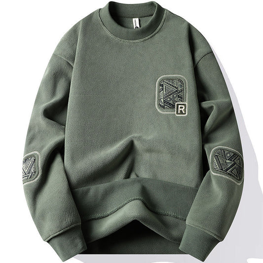 Herren Fleece-Pullover – Beidseitig Fleece & Warm