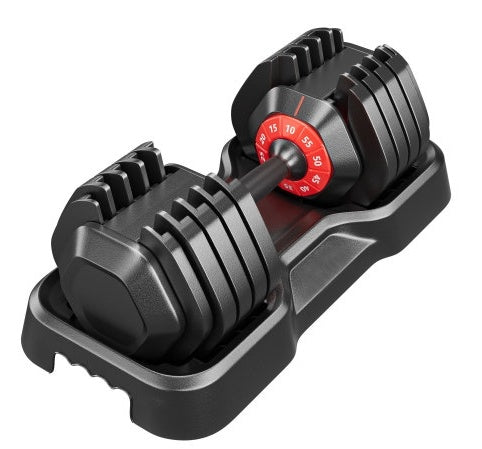 Adjustable Dumbbell Set, 10 In 1 Free Dumbbell For Men And Women, Black Dumbbell For Home Gym, Full Body Workout Fitness, Fast Adjust By Turning Handle 10 Gears55 LB Mein Shop
