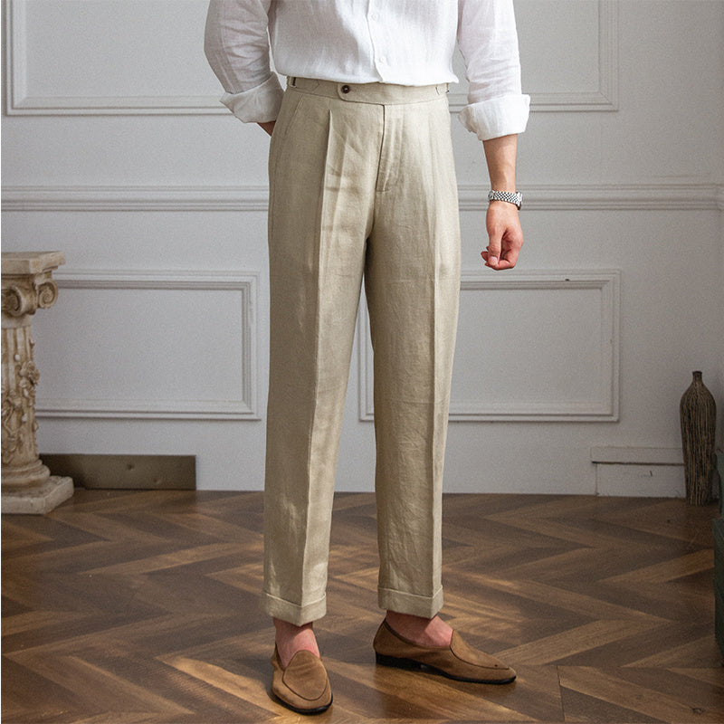 Stylische Leinenhose für Herren – Lässig & Modern