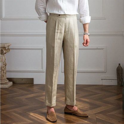 Stylische Leinenhose für Herren – Lässig & Modern