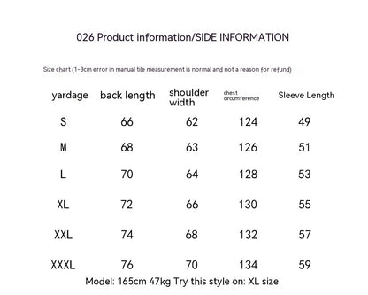 Vintage Harajuku Jacket Hip Hop Loose Jacket Women Mein Shop