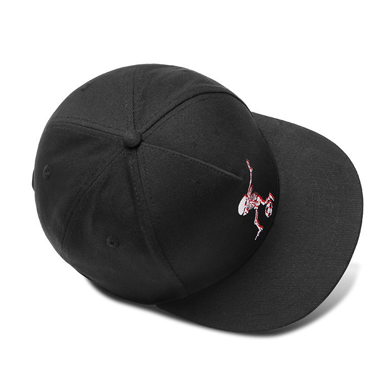Embroidered Hip-hop For Men And Women Hiphop Hip-hop Flat-brimmed Hats Mein Shop