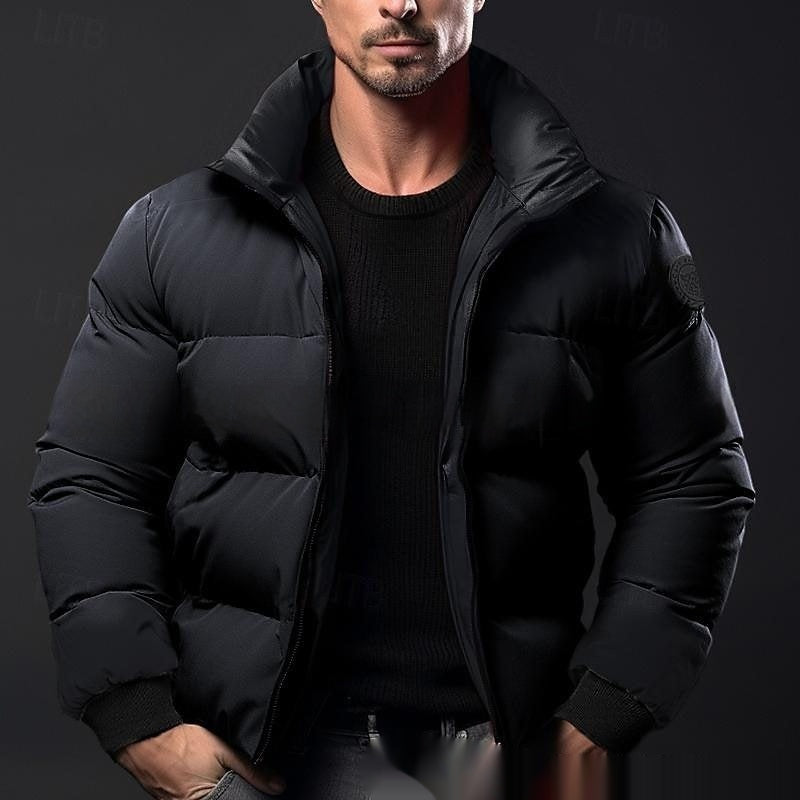 Herren Winter-Pufferjacket - Warme, Gepolsterte Jacket für Kalte Tage Mein Shop