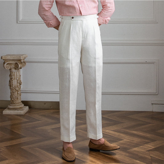 Stylische Leinenhose für Herren – Lässig & Modern