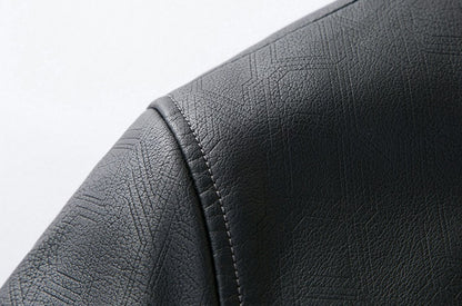 Autumn And Winter New Casual Men's Leather Jacket Men