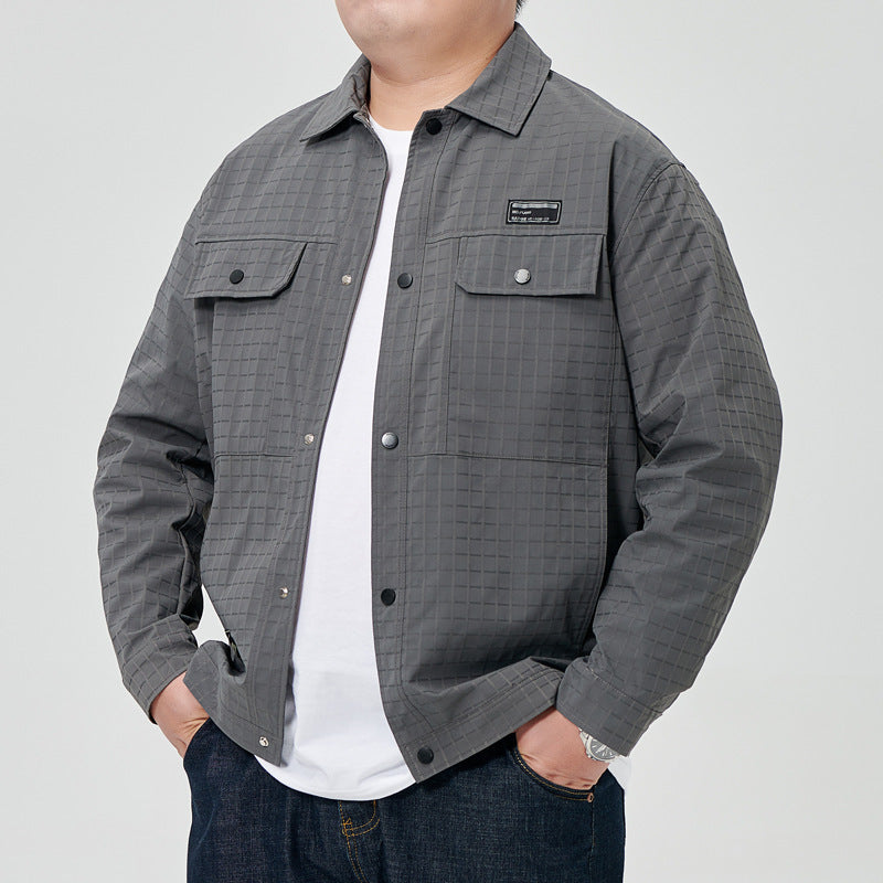 Plus-sized Size Plaid Jacket For Men Mein Shop