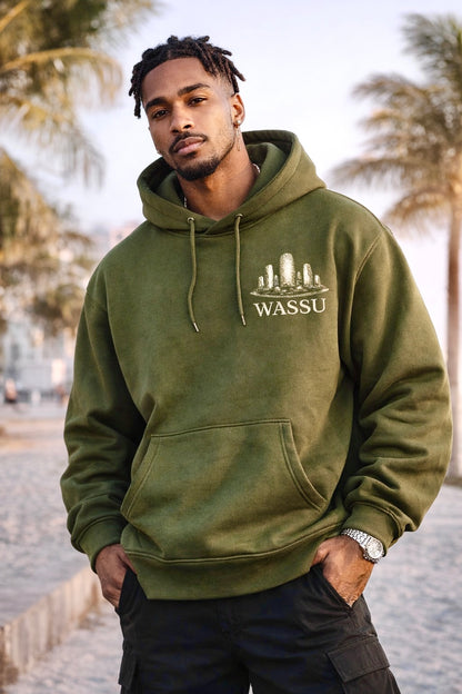Wassu Stone Circle Hoodie - Premium Oversized Fit Wassu