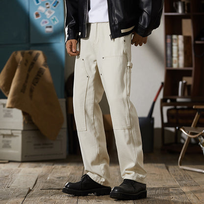 Klassische Herren Jeans – Weiß, Gerade & Zeitlos