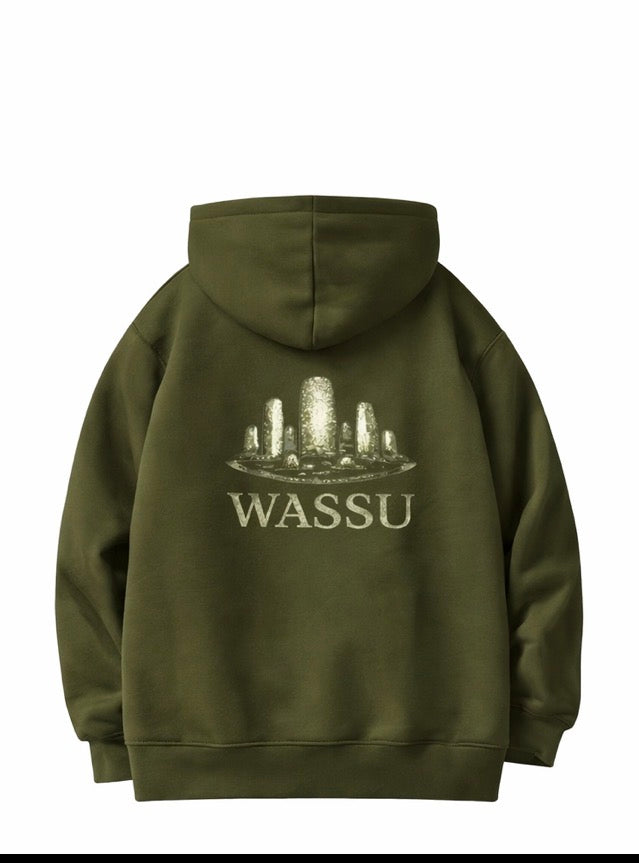 Wassu Stone Circle Hoodie - Premium Oversized Fit Wassu